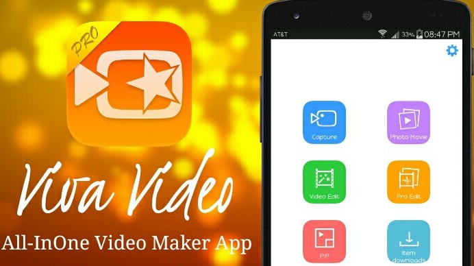 aplikasi edit video android terbaik : vivavideo