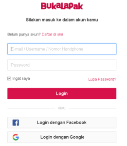 Contoh penerapan API Google pada Bukalapak