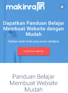 contoh desain website responsive