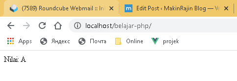 belajar if php