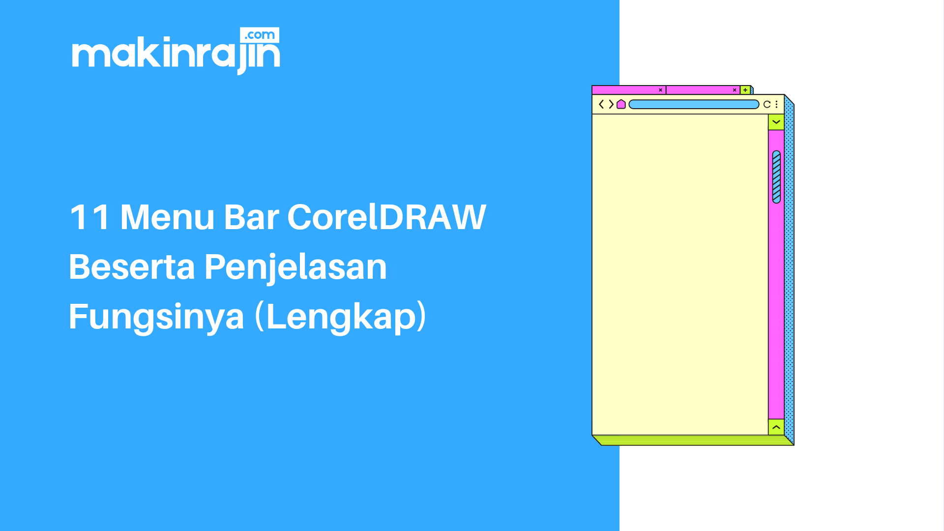 11 Menu Bar Coreldraw Beserta Penjelasan Fungsinya Lengkap