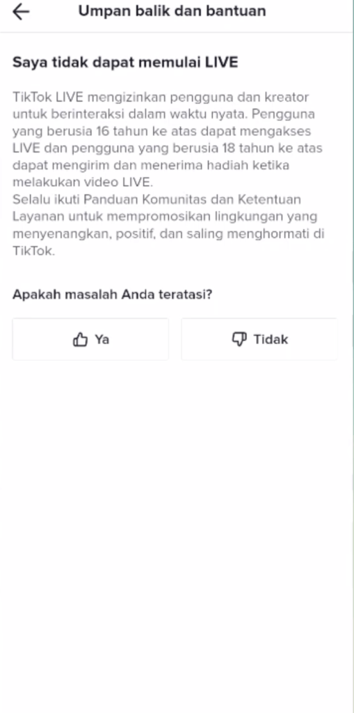 cara live di tiktok tanpa 1000 followers