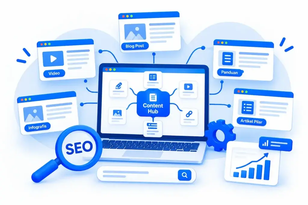 Content Hub SEO - Pengertian, Cara Membuat, Contoh Struktur, dan Cara Mengukurnya