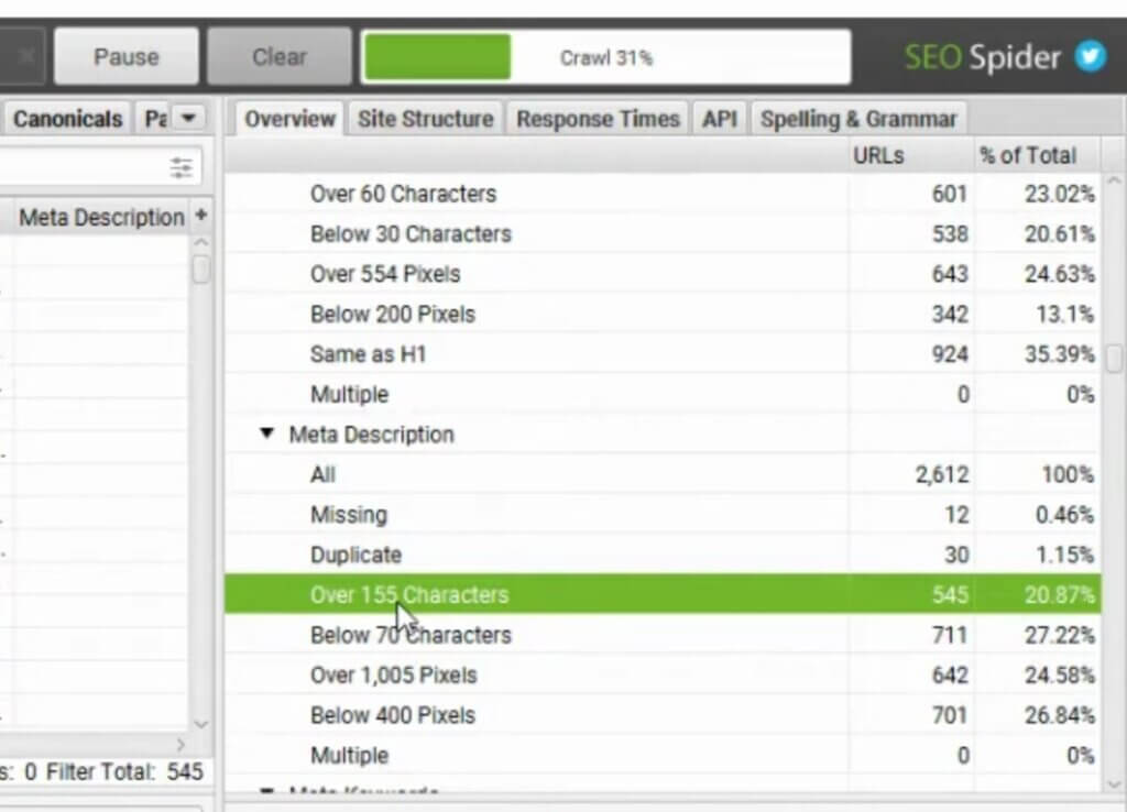 Analisis Statistik Screaming Frog 2