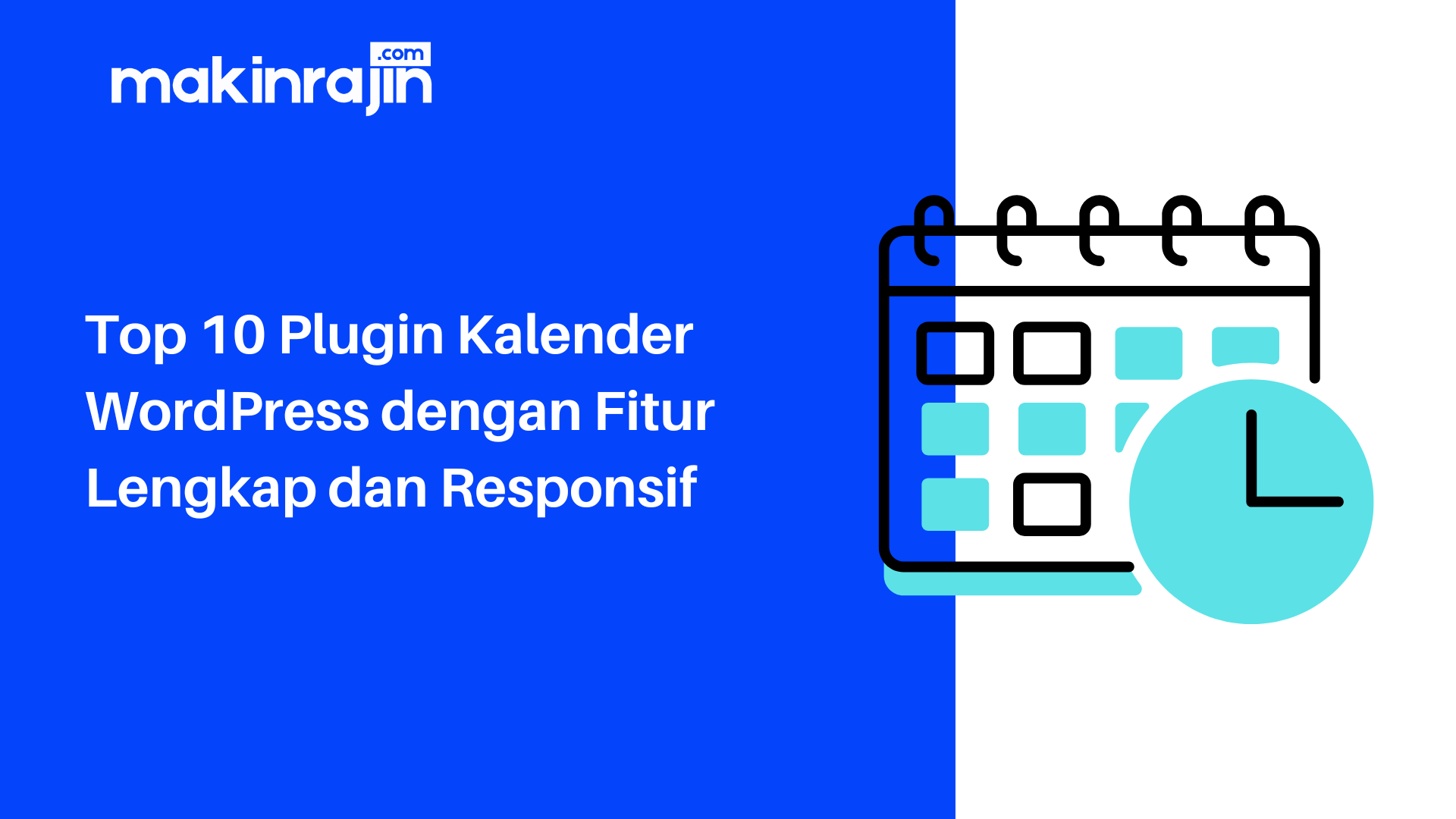 10 Plugin Kalender WordPress Terbaik