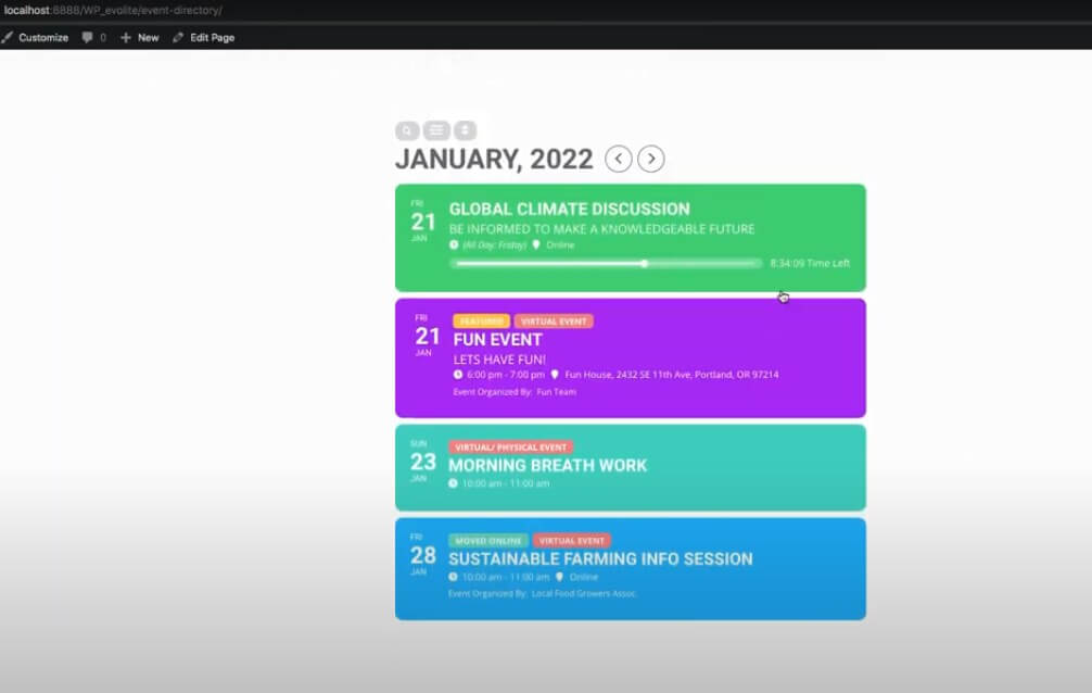 Plugin EventOn