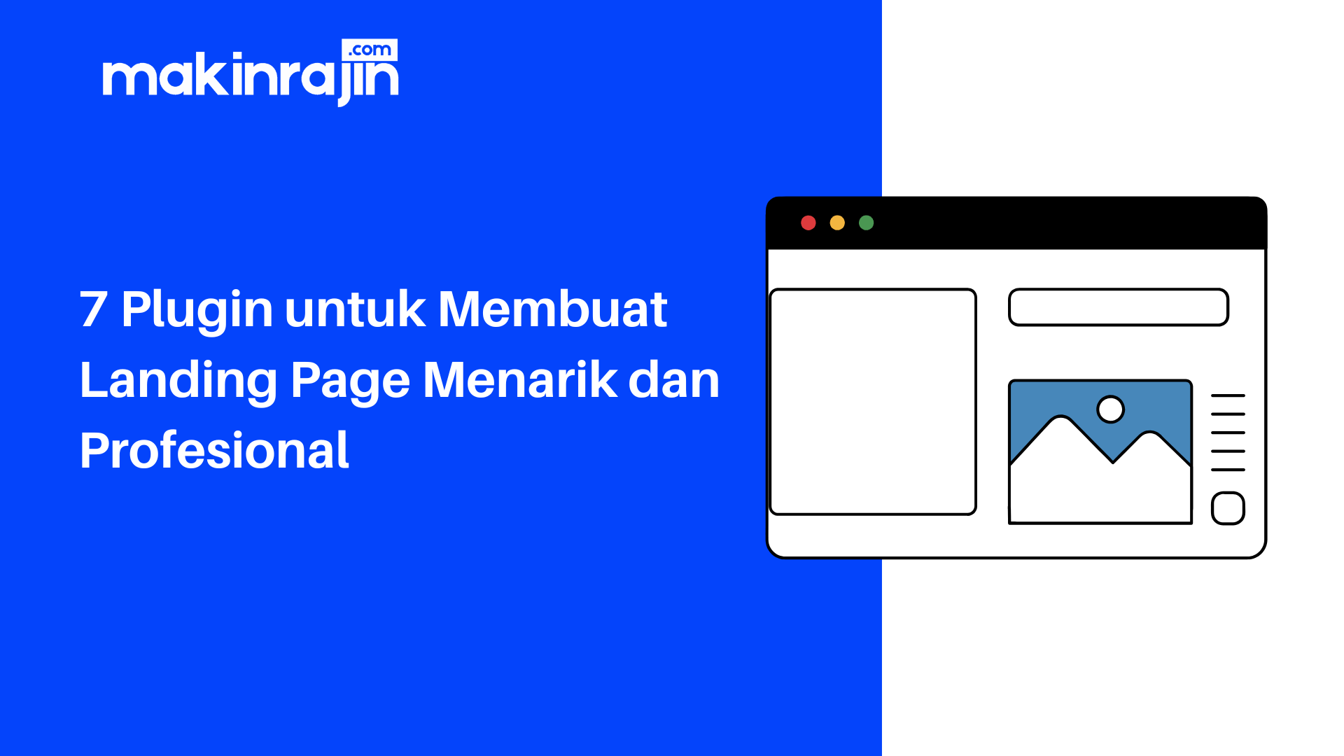 7 Plugin untuk Membuat Landing Page Profesional