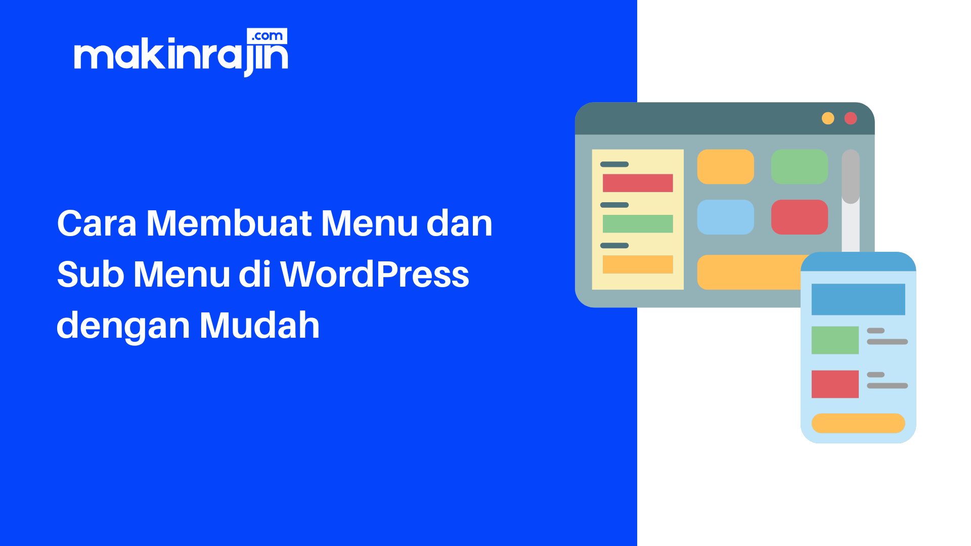 Cara Membuat Menu dan Sub Menu di WordPress Lengkap