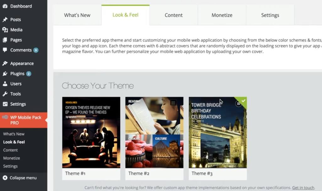 WordPress Mobile Pack 2.0