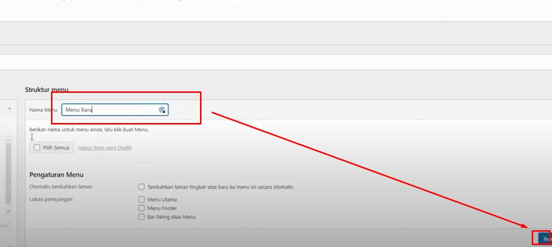 Create menu