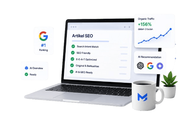 pertumbuhan traffic dari artikel SEO berkualitas
