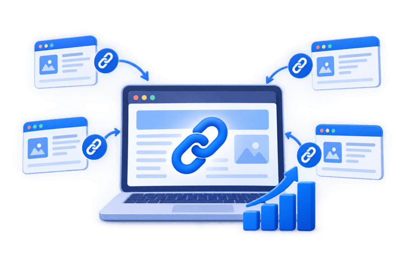 ilustrasi jasa backlink utama